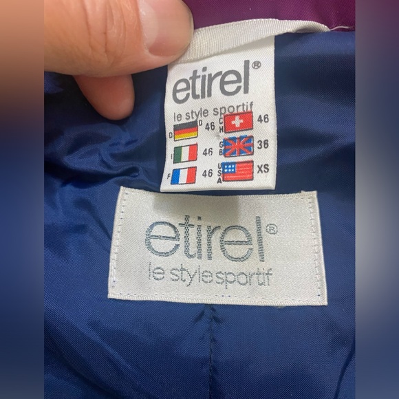 Etirel Vintage One Piece Ski Suit Men’s Size S/M or Women’s M/L. - Picture 12 of 12